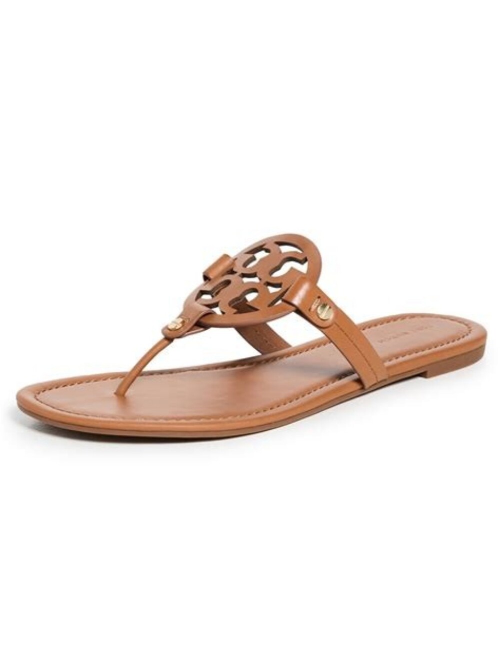 Tory Burch Miller Sandals Vintage Vachetta Size 13